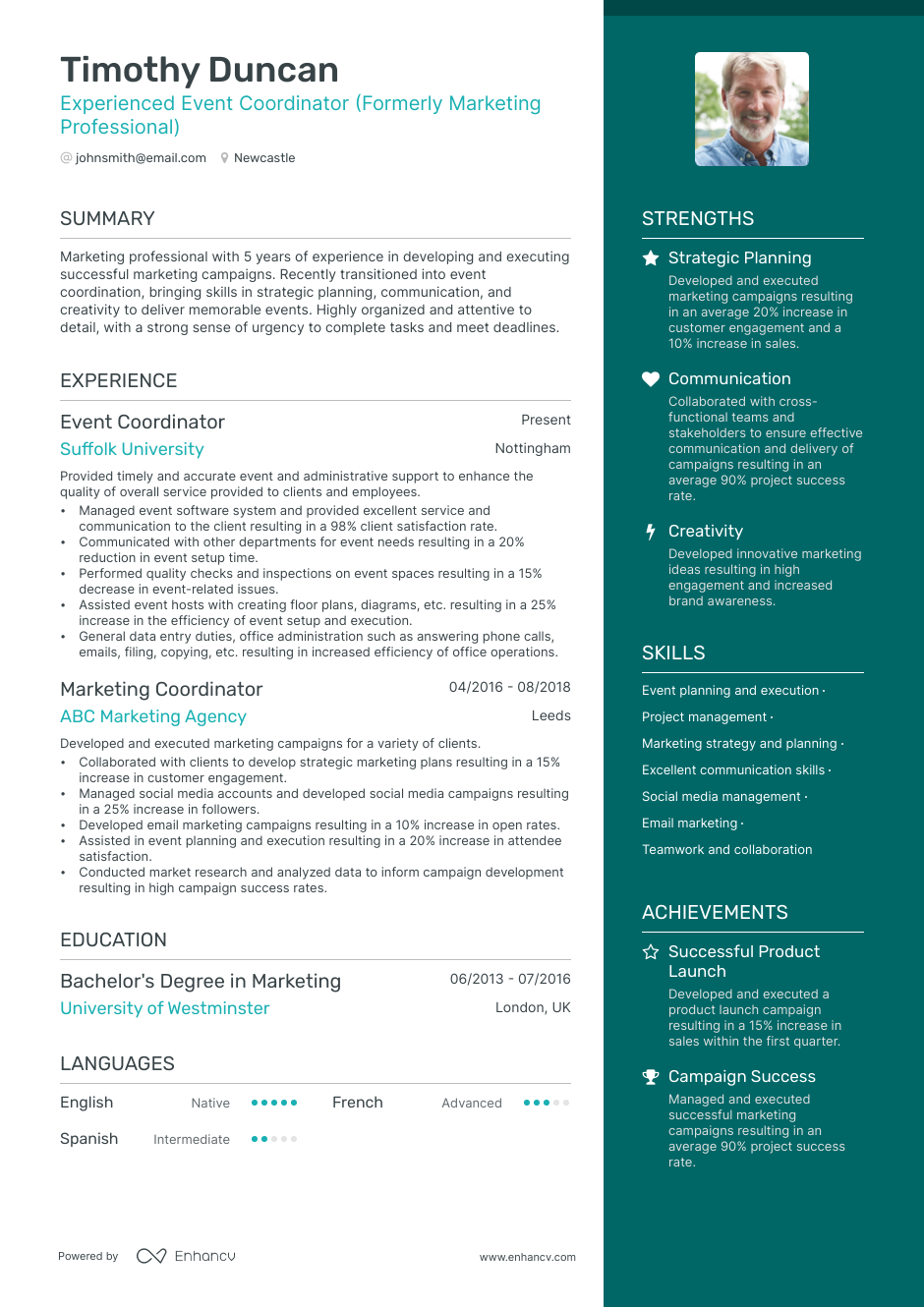 3 Event Coordinator CV Examples For 2023