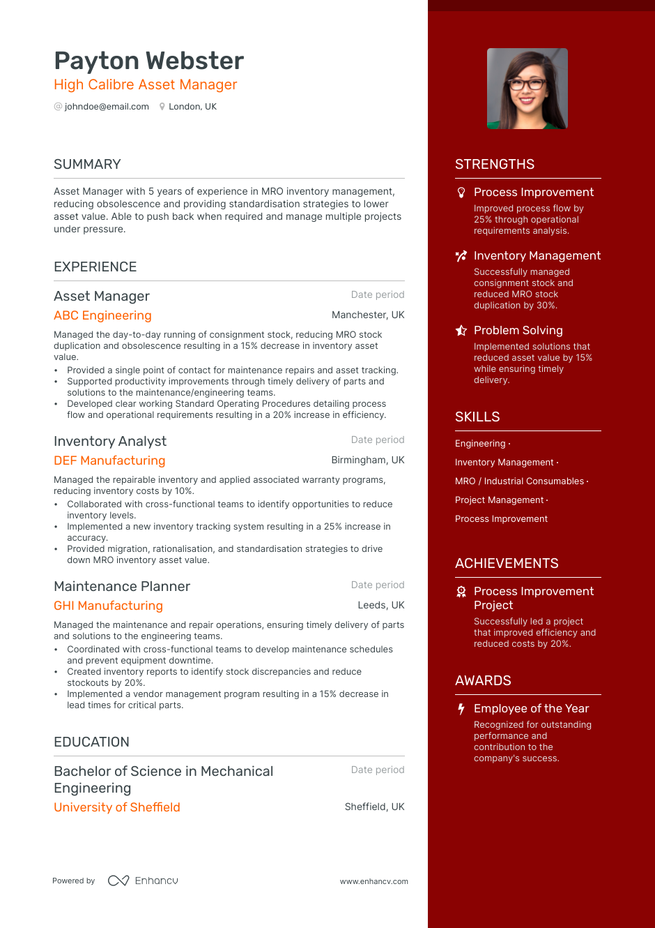 5 Asset Manager Resume Examples & Guide for 2023