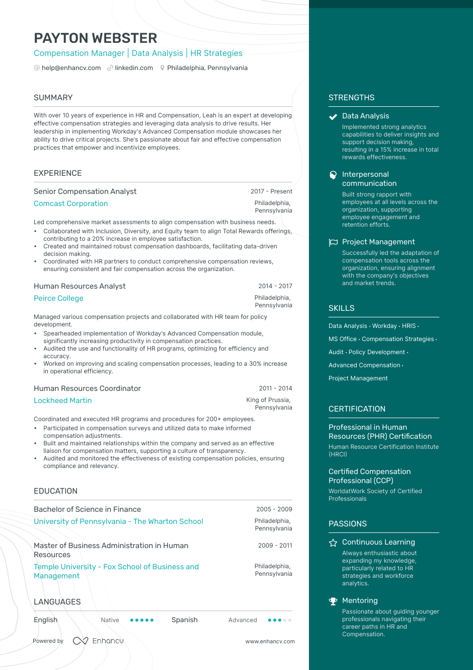 5 Compensation Manager Resume Examples - Compensation Manager Resume