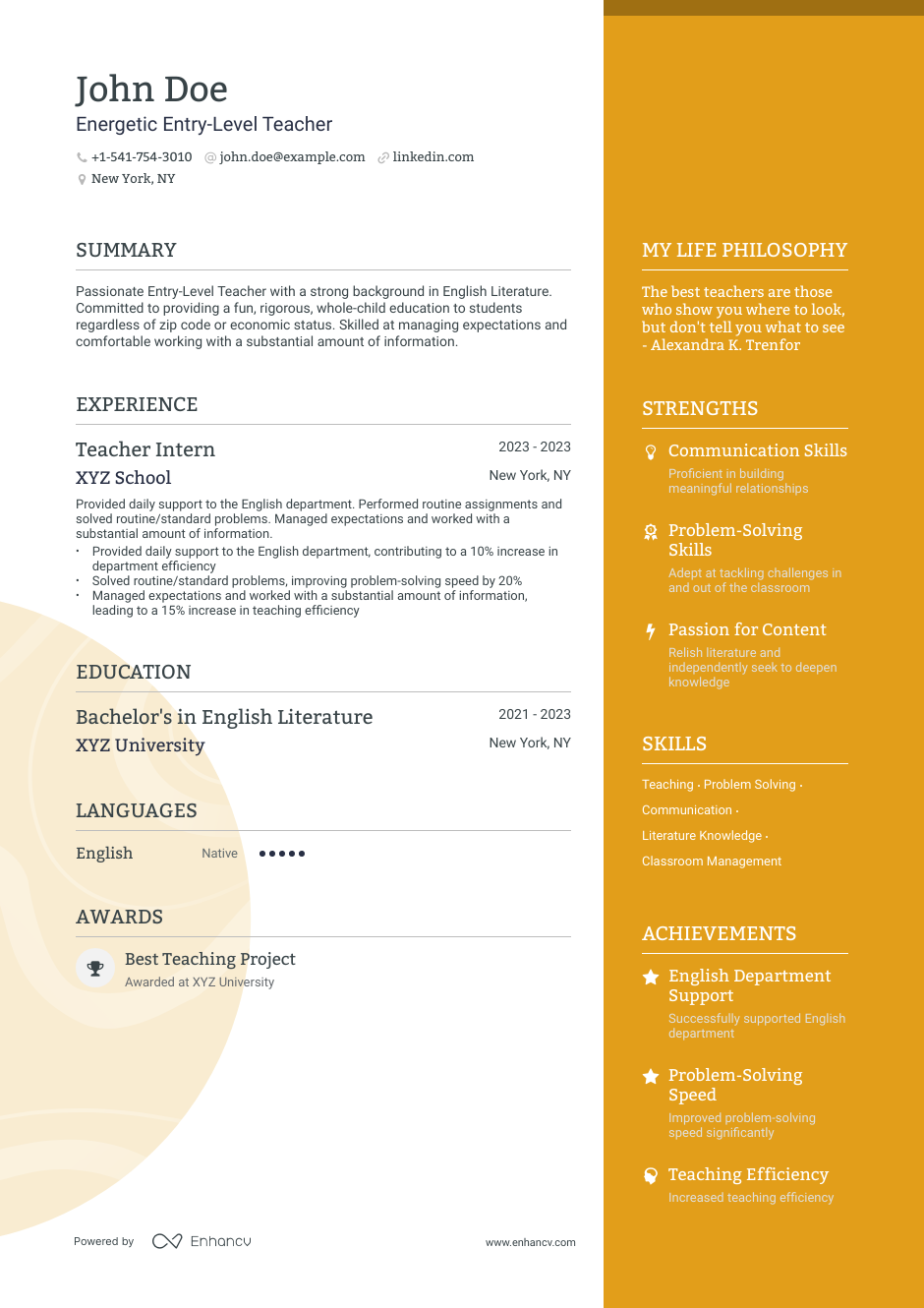 entry level resume skills 3 successful entry-level it resume examples ...