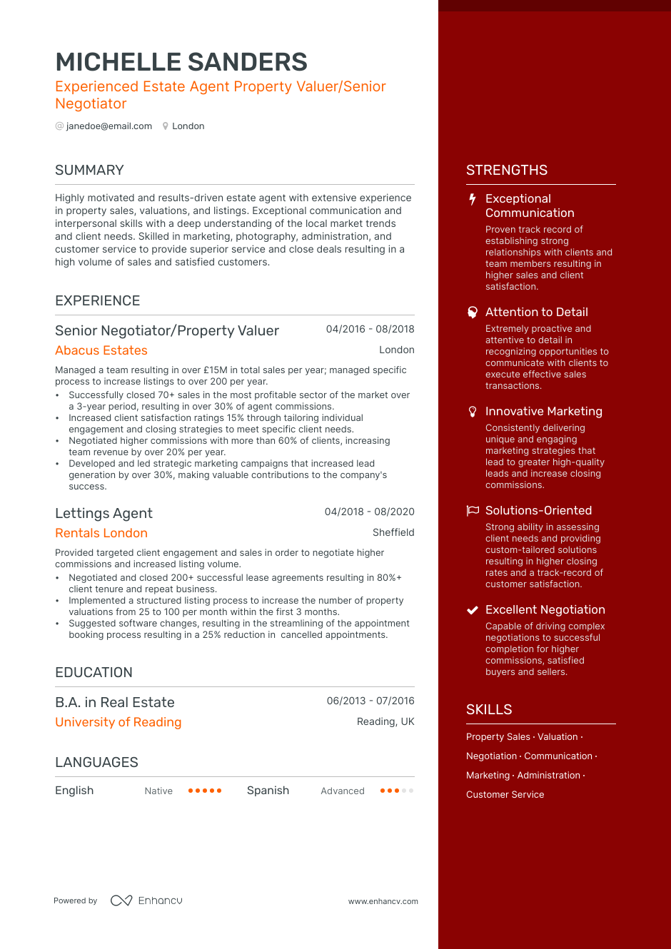 3 Estate Agent CV Examples For 2023