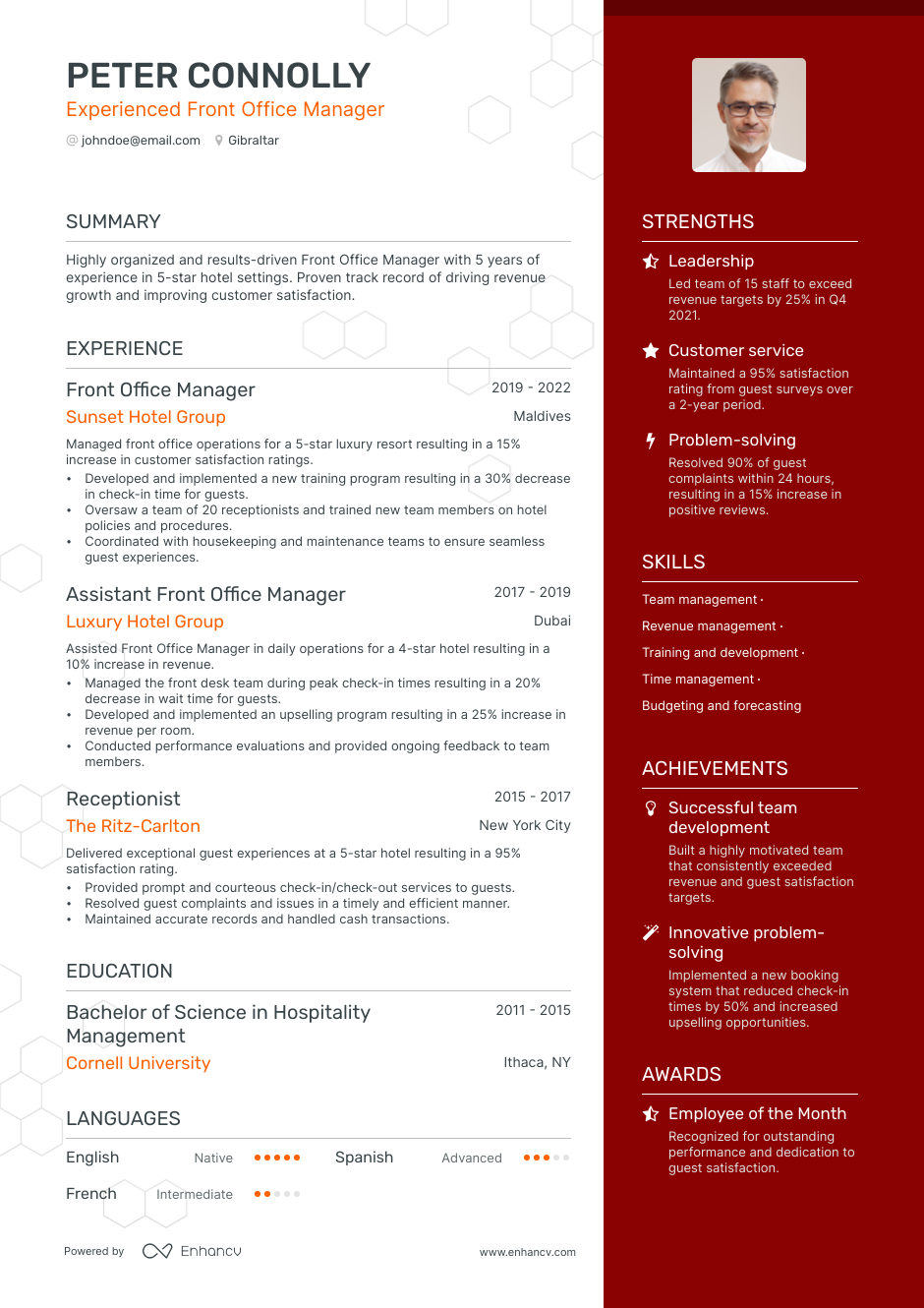 5 Front Office Manager Resume Examples And Guide For 2023 2189