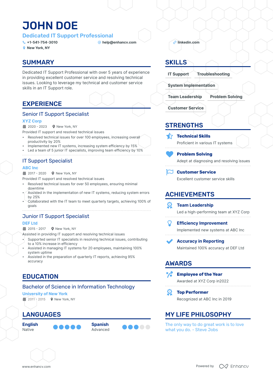 resume for help desk reddit