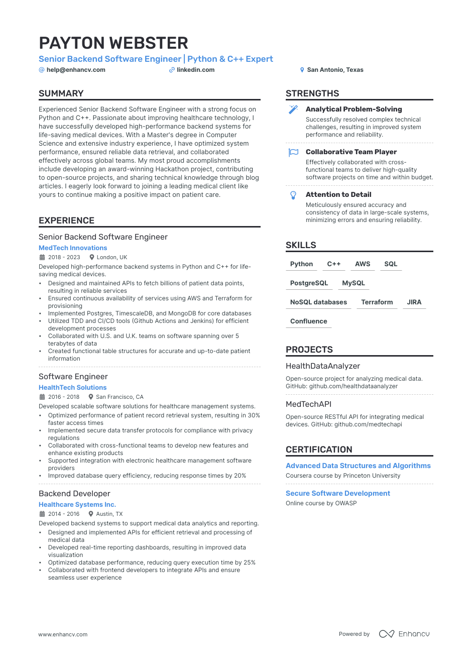 5 Infrastructure Engineer Resume Examples & Guide for 2023