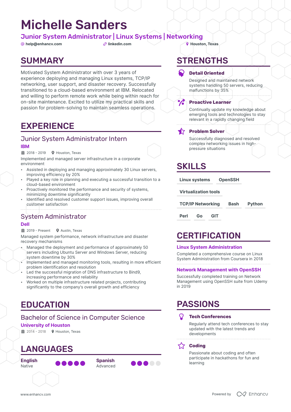 5 Junior System Administrator Resume Examples & Guide for 2023