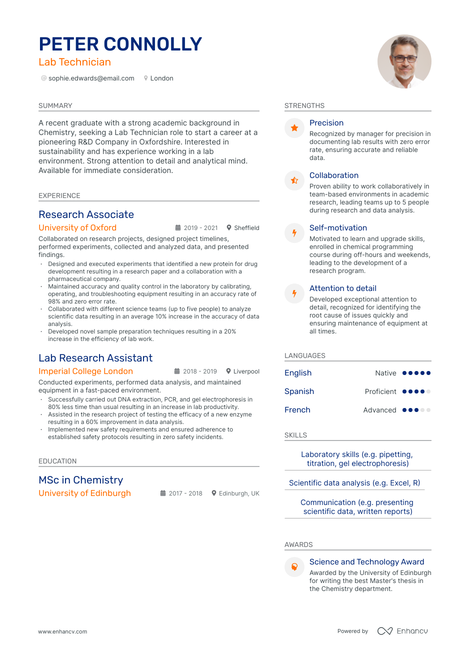 3 Lab Technician CV Examples for 2023