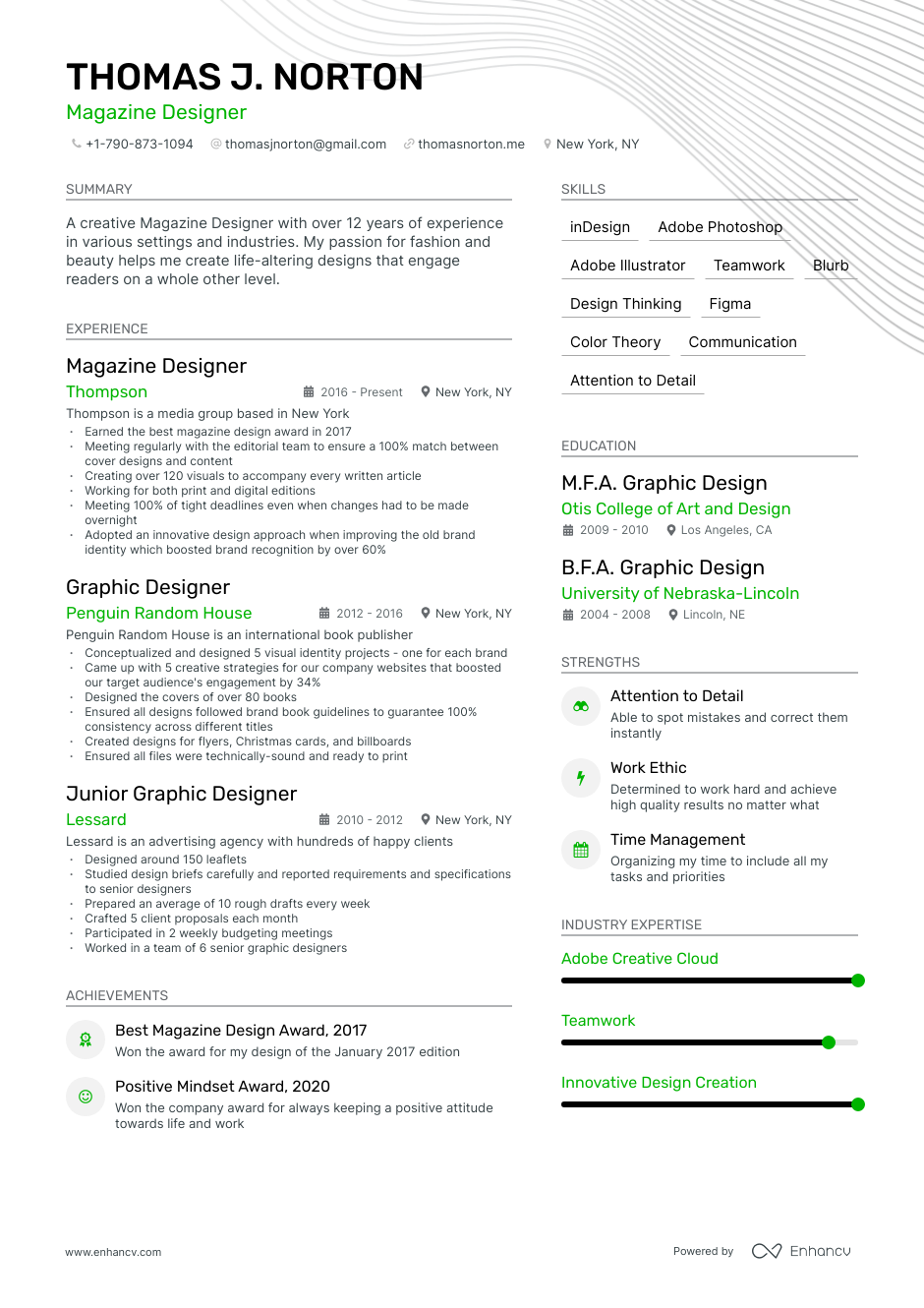 5 Magazine Designer Resume Examples & Guide for 2023