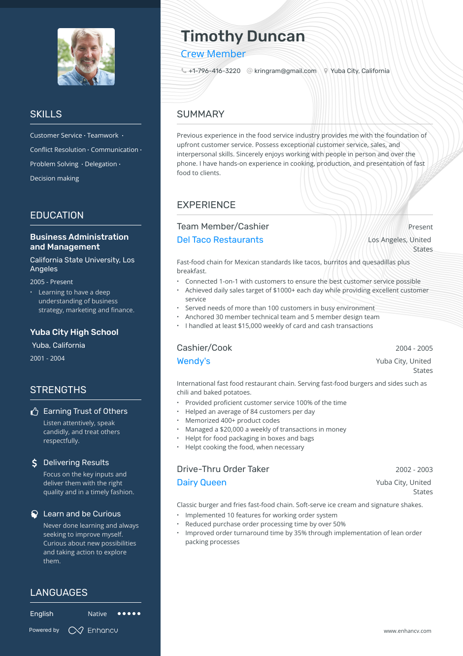 Mcdonalds Resume Examples Guide For 2024