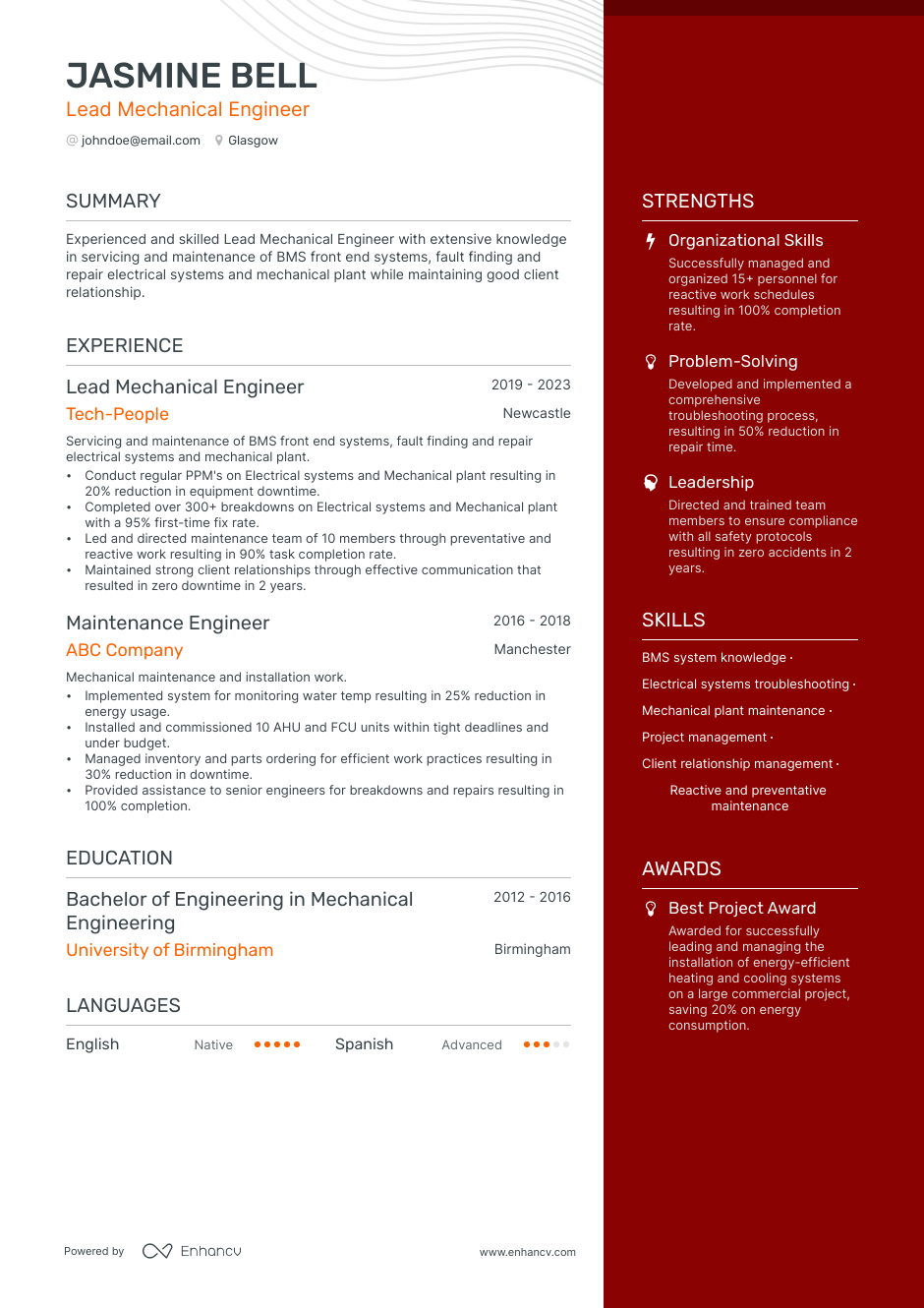 3 Mechanical Engineer CV Examples for 2023