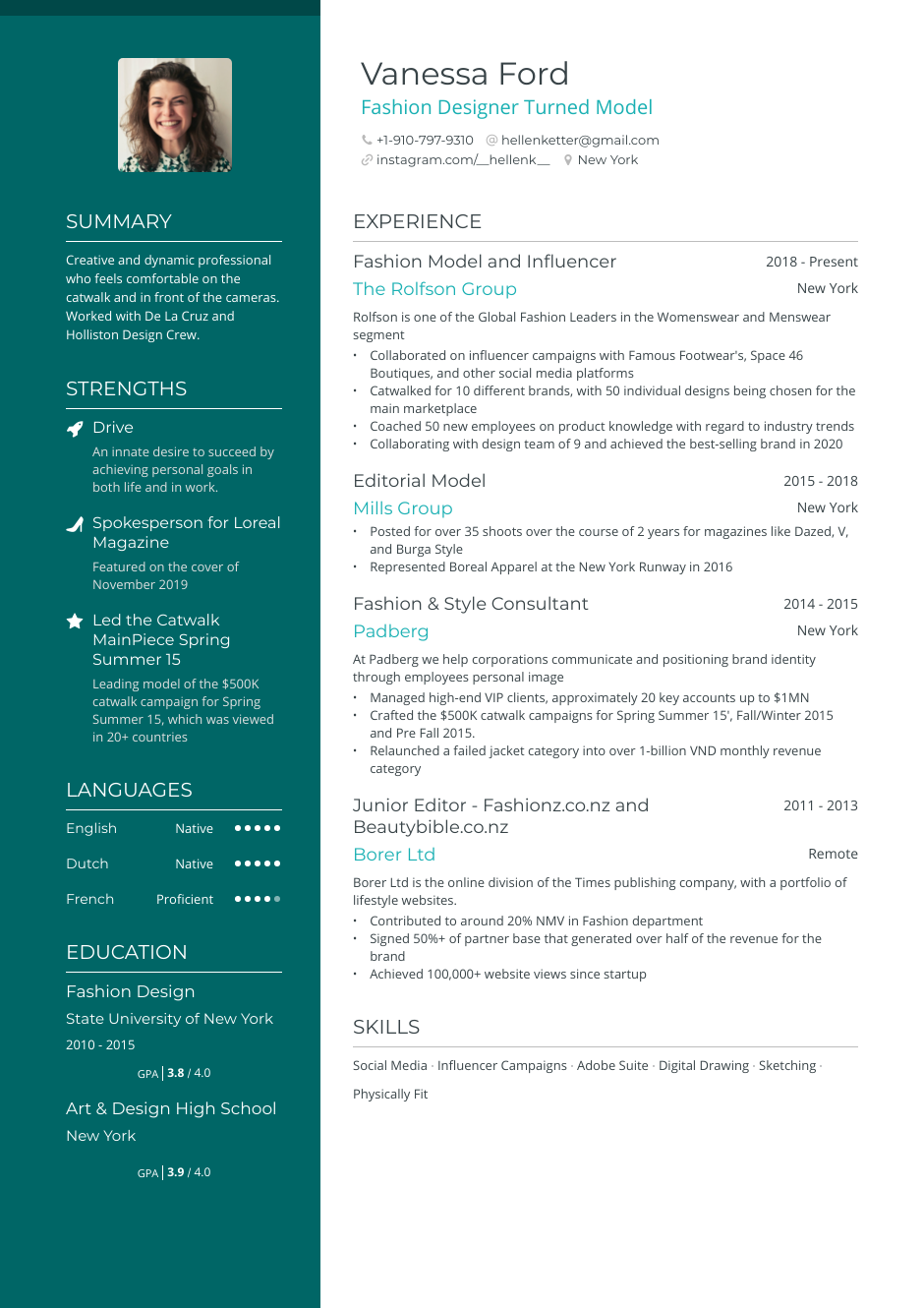 5 Model Resume Examples Guide for 2023