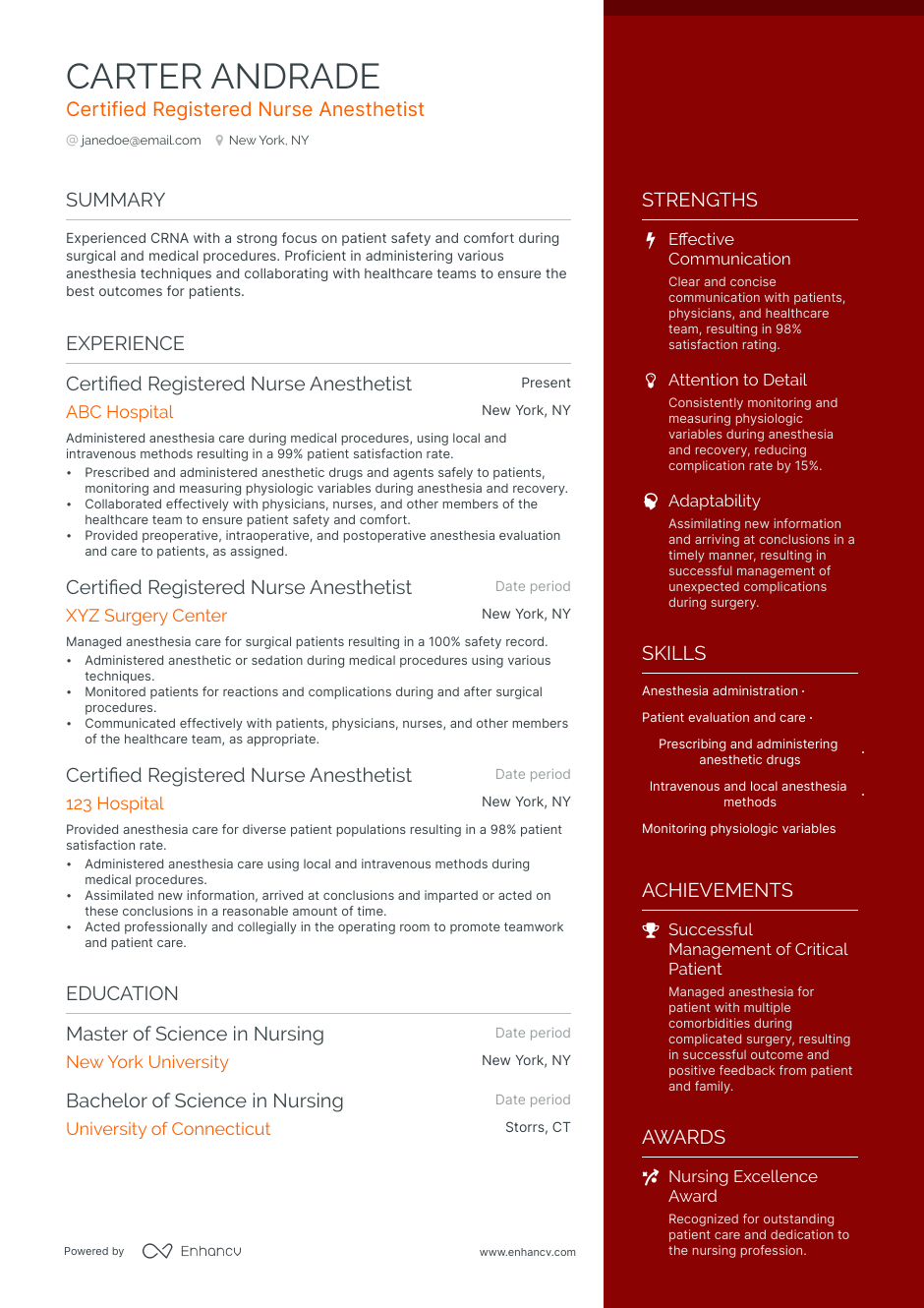 gi nurse resume examples