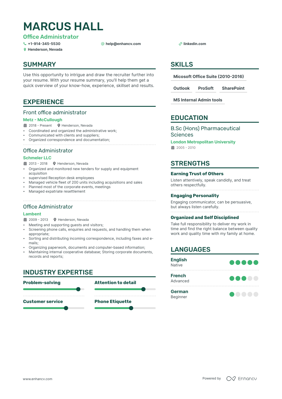 6 Office Administrator Resume Examples & Guide For 2023