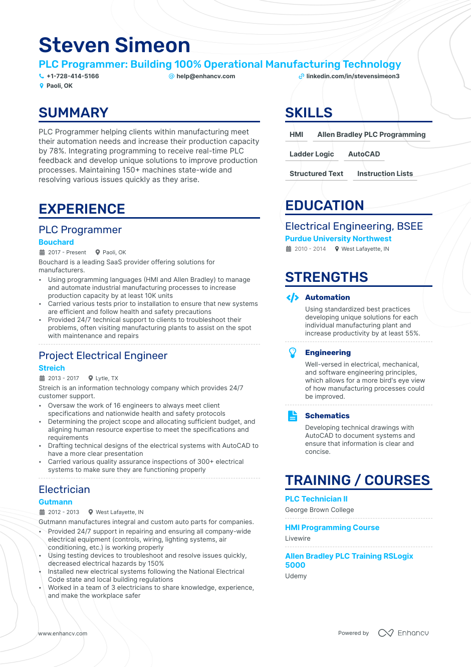 PLC Programmer Resume Examples Guide For