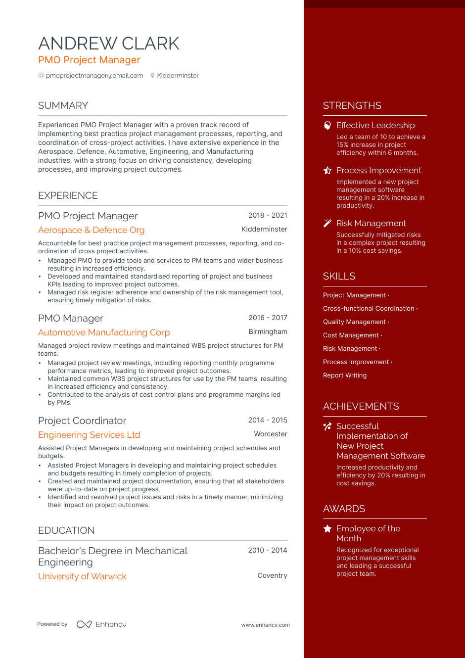 2 PMO Manager Resume Examples & Guide for 2023