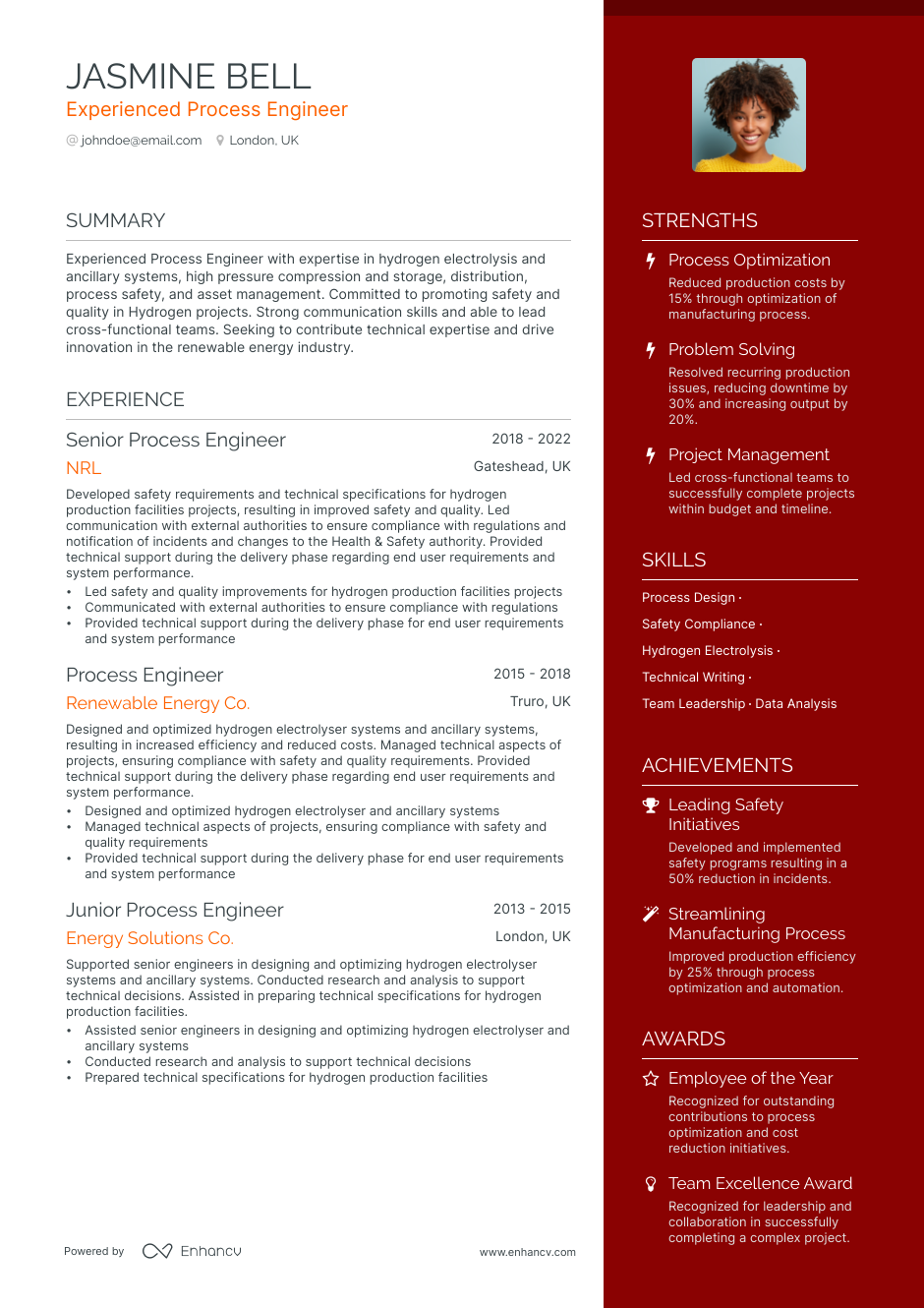 5 Process Engineer Resume Examples & Guide for 2023