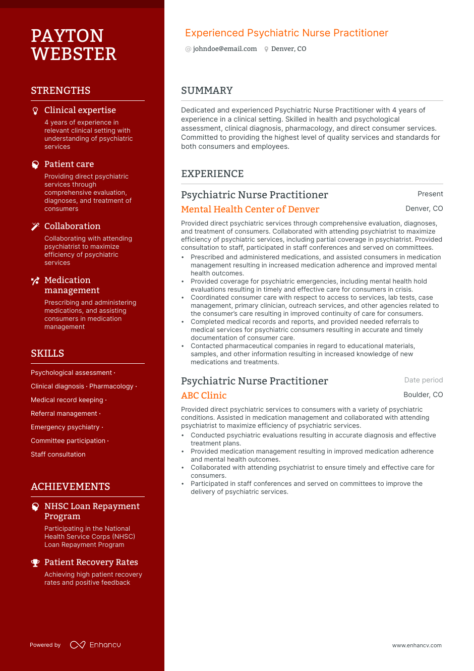 5 Psychiatrist Resume Examples - Psychiatrist Resume 