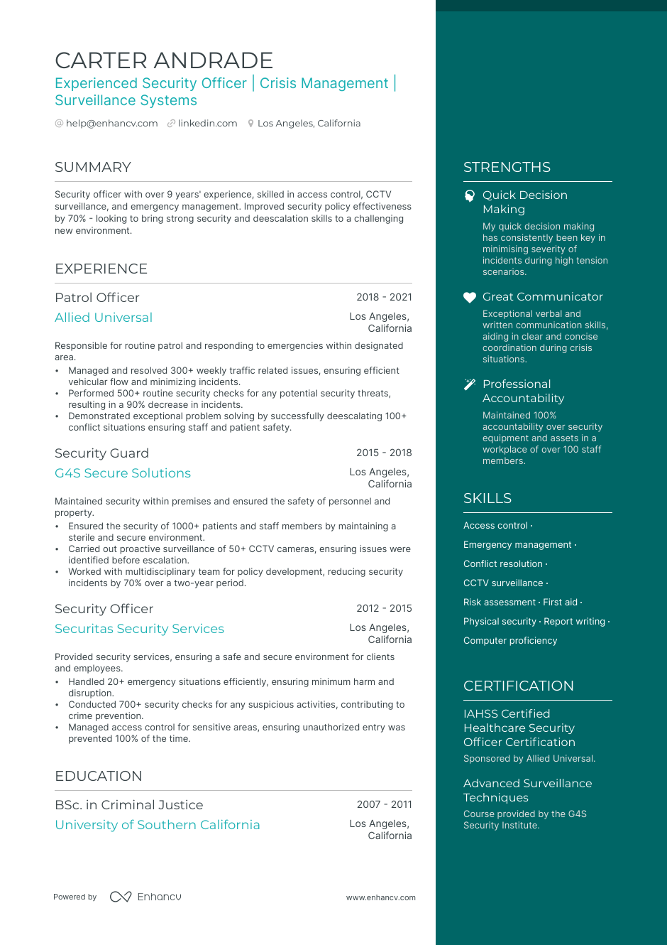 5 Public Safety Officer Resume Examples & Guide for 2023