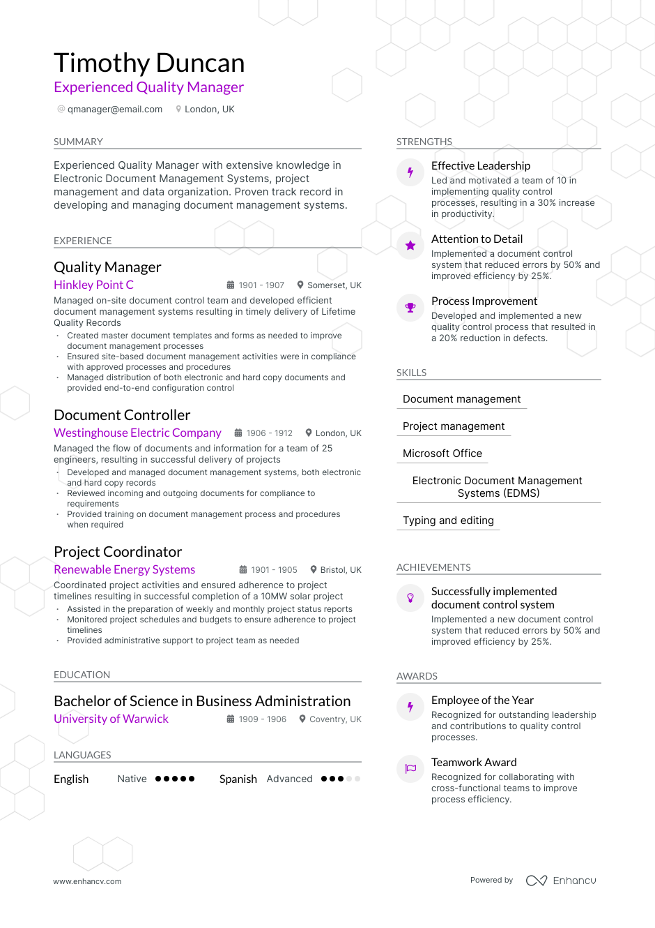 8 Quality Manager Resume Examples And Guide For 2023 0739