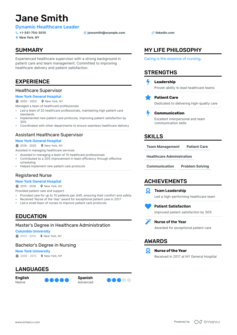 5 Supervisor Resume Examples & Guide for 2023