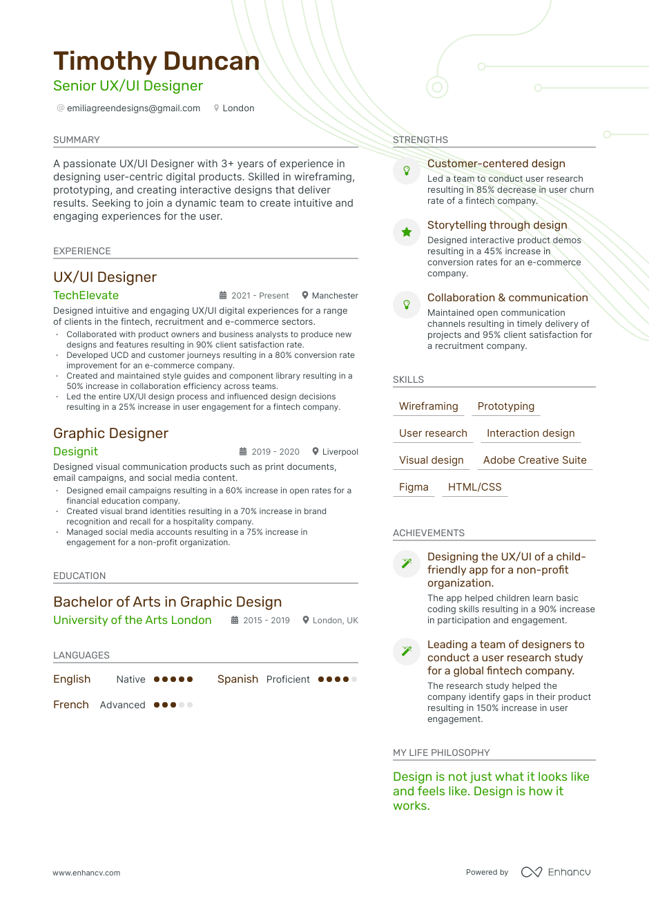 3 UI Designer CV Examples for 2023