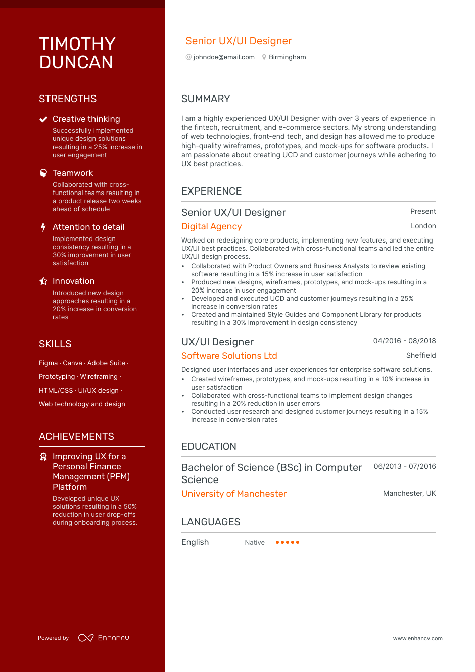 3 UX Designer CV Examples for 2023