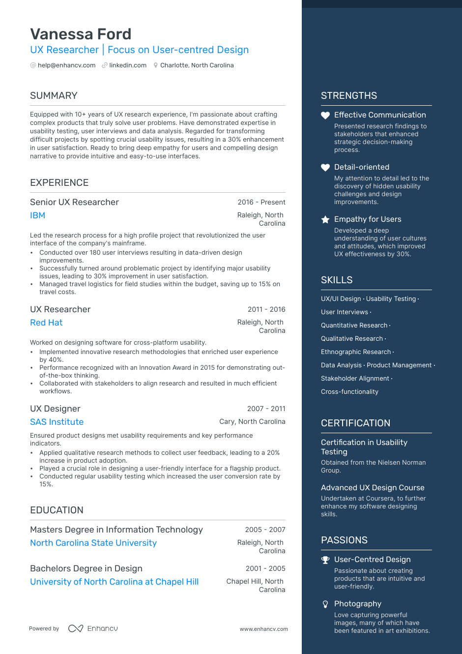 5 UX Researcher Resume Examples Guide For 2023