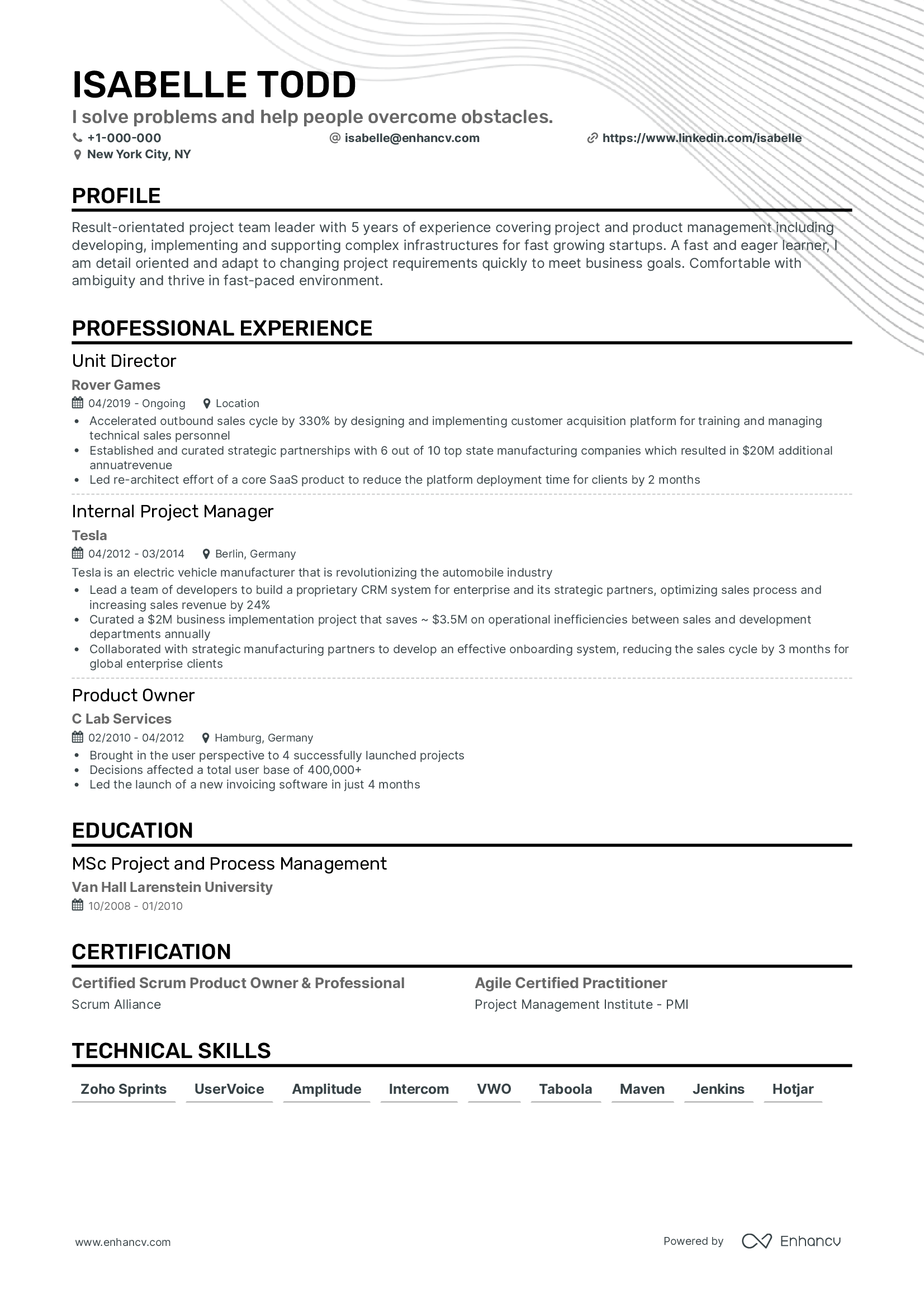 Simple Resume Examples 2025 Alys Stevena