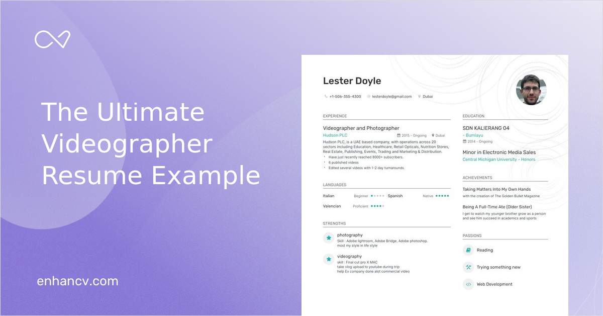 5-videographer-resume-examples-guide-for-2023