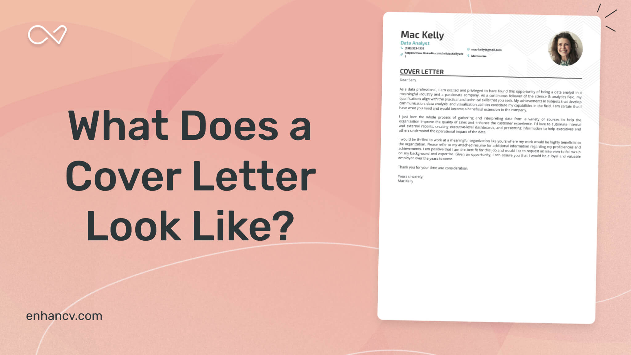 What Does a Cover Letter Look Like? | Enhancv